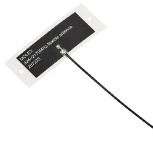 Antenne GSM et GPRS Interne Molex 2G (GSM/GPRS), 3G (UTMS), 4G (LTE) 3.8dBi, 824 → 2 170 MHz
