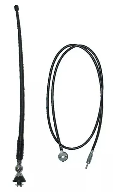 Antenne souple 2,4 m avec câble 1,5 m universel
