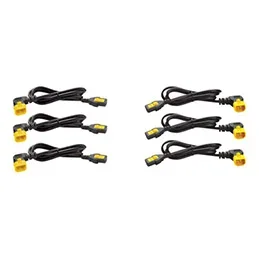 Apc , power cord kit (6 ea), locking, c13 to c14 (90 degree), 0.6m