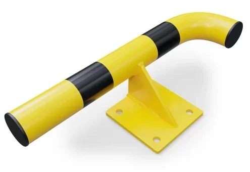 Arceau de protection pour mur modulaire MWS-L500, Marchandise-B, 500 mm longueur en Acier, avec douilles de montage, TOPREGAL