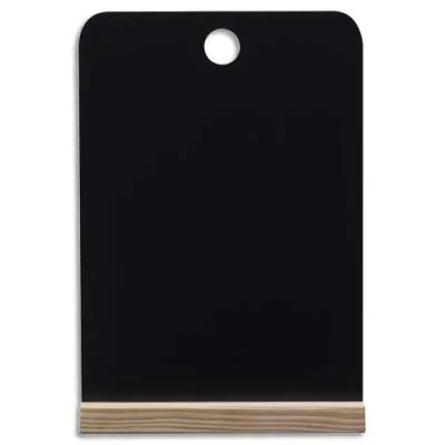 Ardoise de table Bi-Office – support en pin – format A4