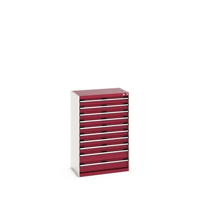 Armoire 10 tiroirs Bott, 1200mm x 525mm x 800mm