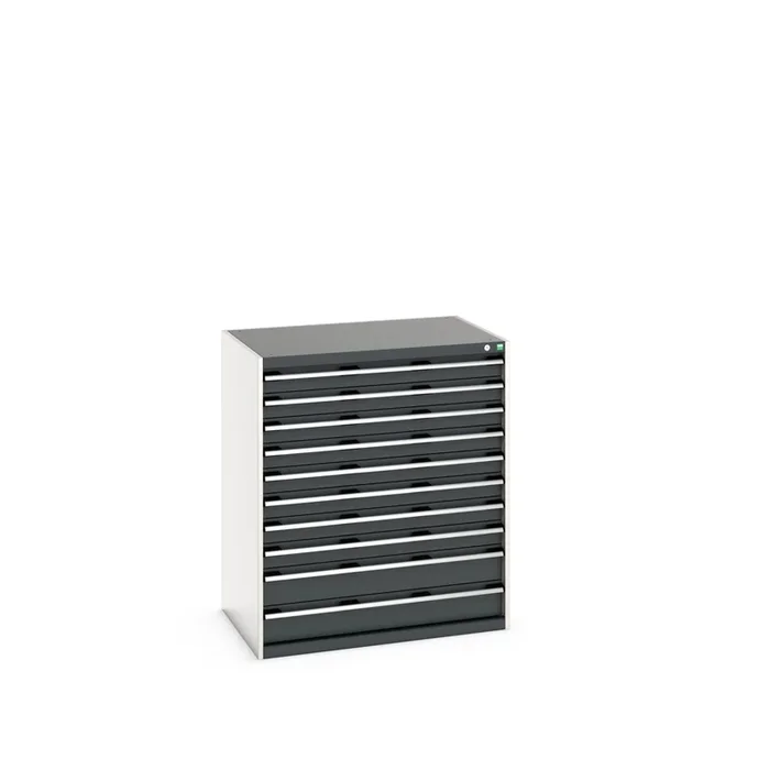 Armoire 10 tiroirs Bott, 1200mm x 750mm x 1050mm