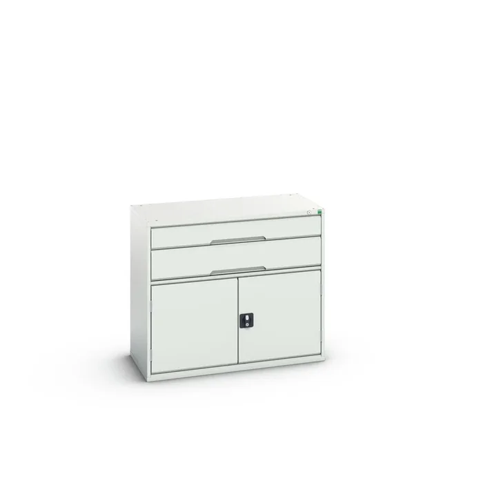 Armoire 2 tiroirs Bott, 900mm x 1050mm x 550mm