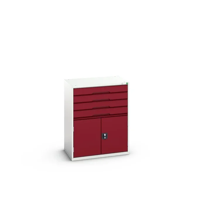 Armoire 4 tiroirs Bott, 1000mm x 800mm x 550mm