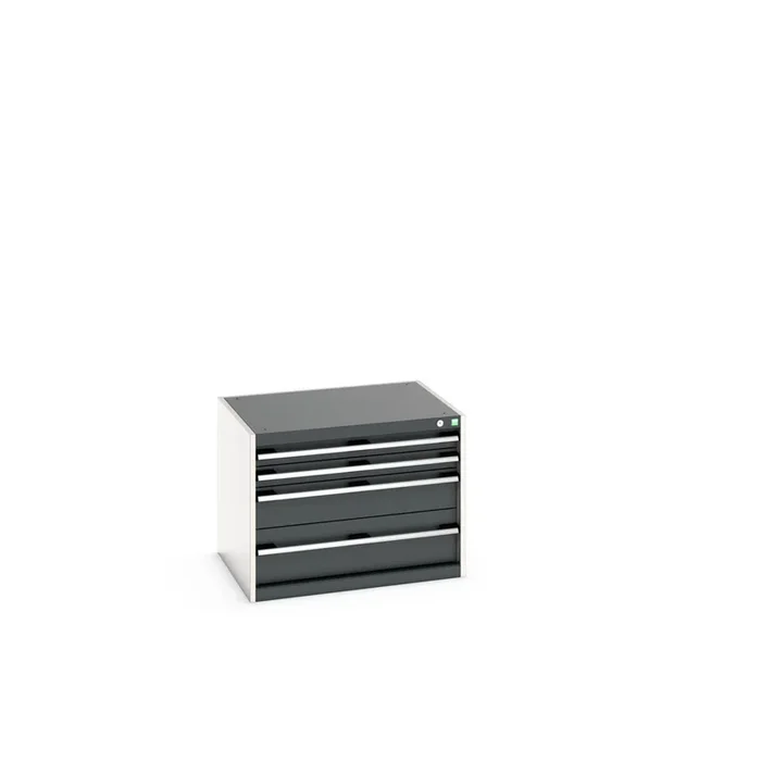 Armoire 4 tiroirs Bott, 600mm x 650mm x 800mm