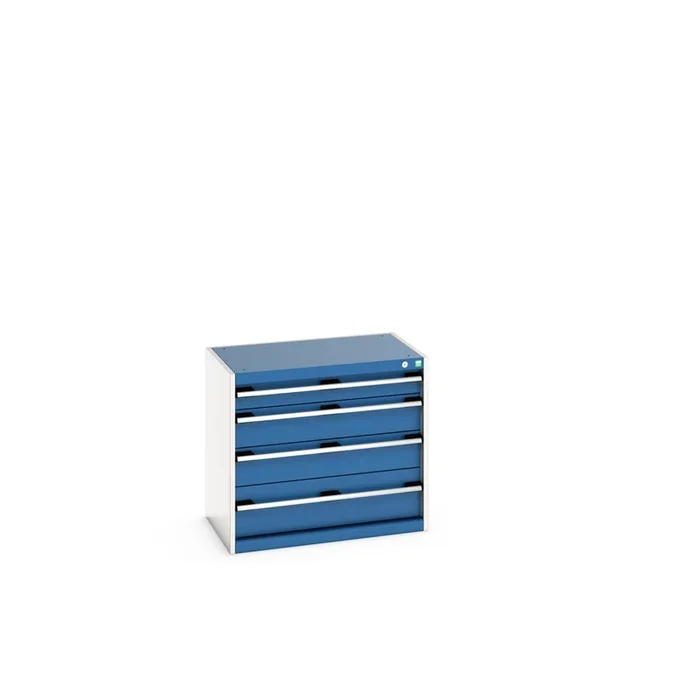 Armoire 4 tiroirs Bott, 700mm x 525mm x 800mm