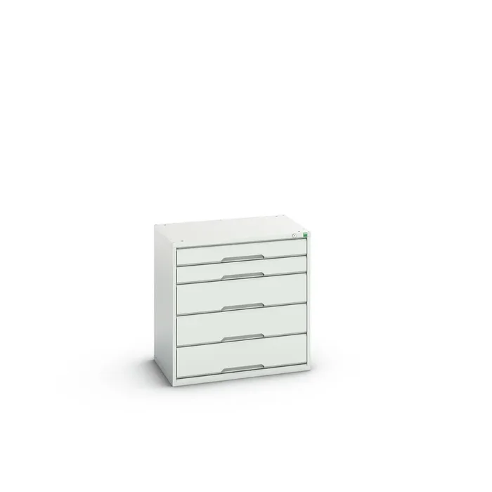 Armoire 5 tiroirs Bott, 800mm x 800mm x 550mm