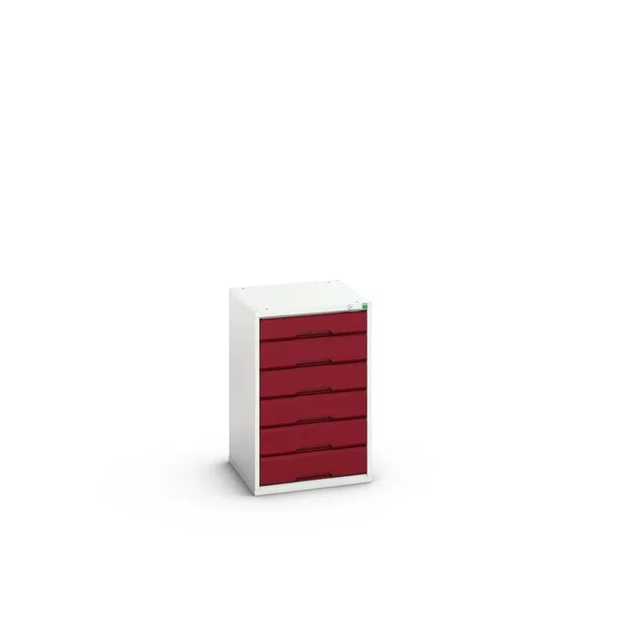 Armoire 6 tiroirs Bott, 800mm x 525mm x 550mm