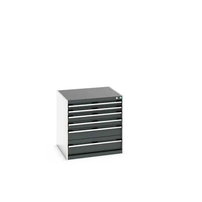 Armoire 6 tiroirs Bott, 800mm x 750mm x 800mm