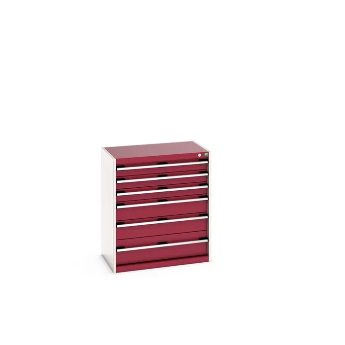Armoire 6 tiroirs Bott, 900mm x 525mm x 800mm
