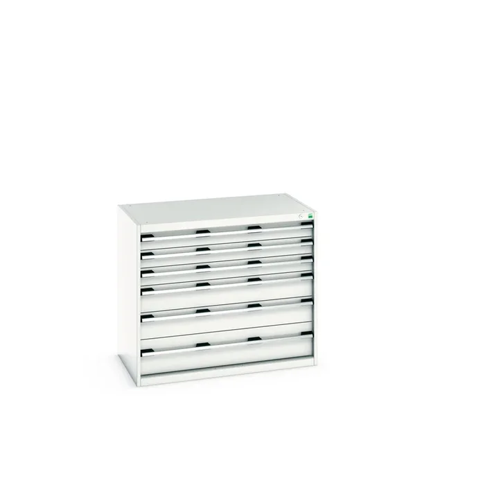 Armoire 6 tiroirs Bott, 900mm x 650mm x 1050mm