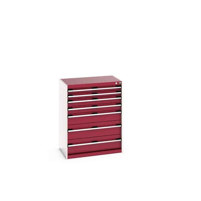 Armoire 7 tiroirs Bott, 1000mm x 525mm x 800mm