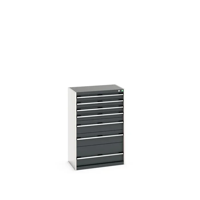 Armoire 7 tiroirs Bott, 1200mm x 525mm x 800mm
