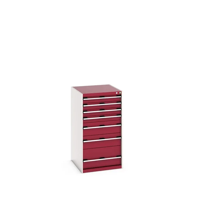 Armoire 7 tiroirs Bott, 1200mm x 750mm x 650mm