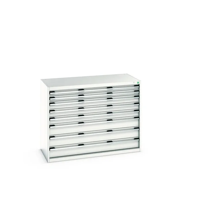 Armoire 8 tiroirs Bott, 1000mm x 650mm x 1300mm