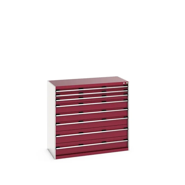 Armoire 8 tiroirs Bott, 1200mm x 650mm x 1300mm