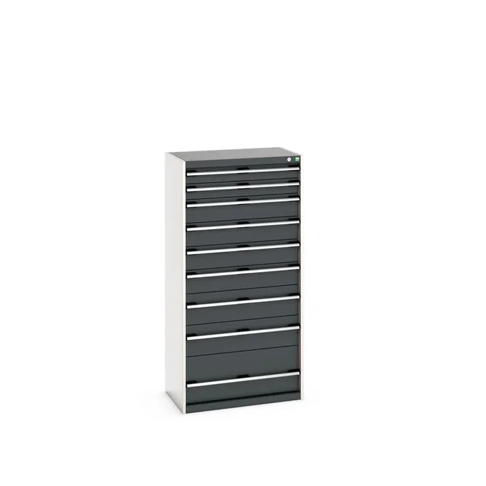 Armoire 9 tiroirs Bott, 1600mm x 525mm x 800mm