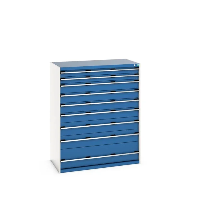 Armoire 9 tiroirs Bott, 1600mm x 750mm x 1300mm