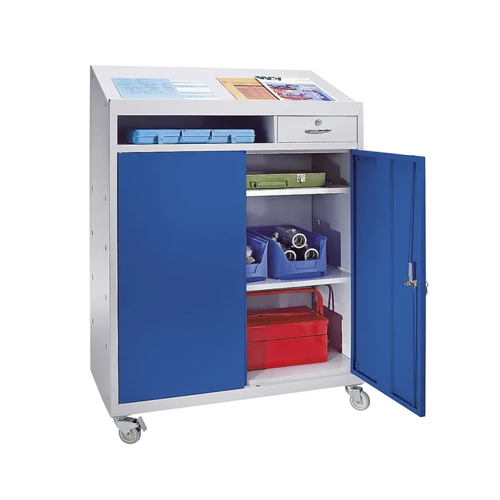 Armoire à outils avec pupitre – eurokraft basic