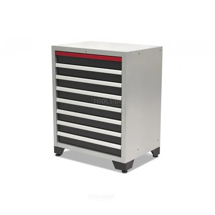 Armoire à outils professionnelle de luxe HBM 8 tiroirs pour équipement d’atelier