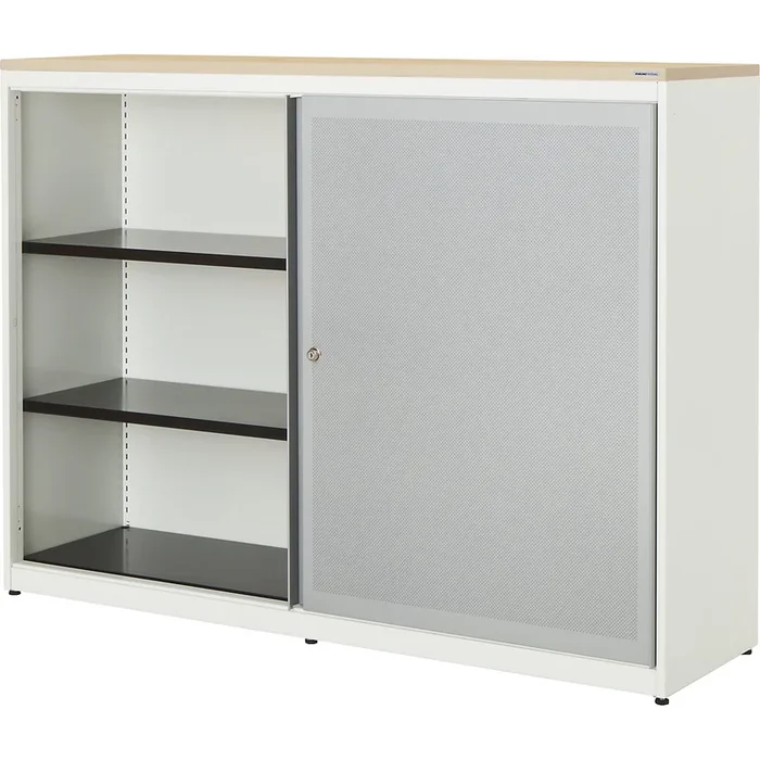 Armoire à portes coulissantes, à effet acoustique – mauser