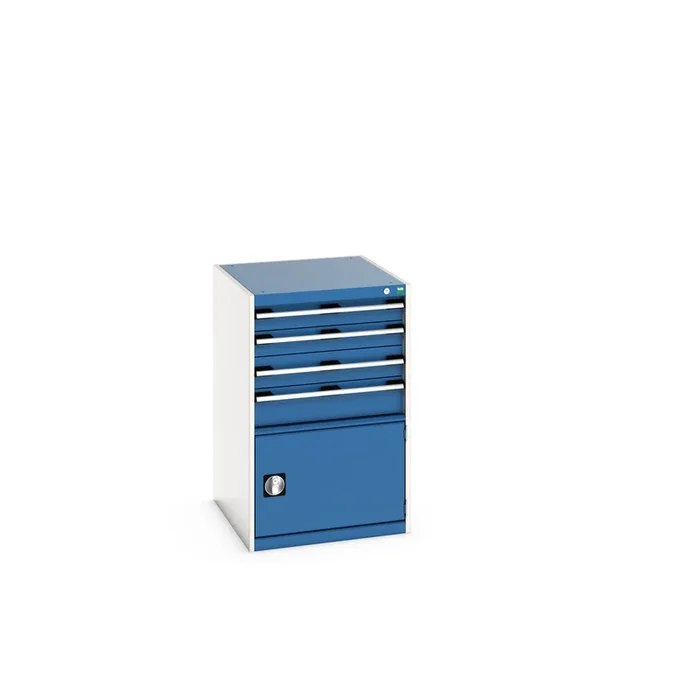 Armoire Bott 1 porte portes en Tôle d’acier à poser au sol, 650 X 750 X 1000mm