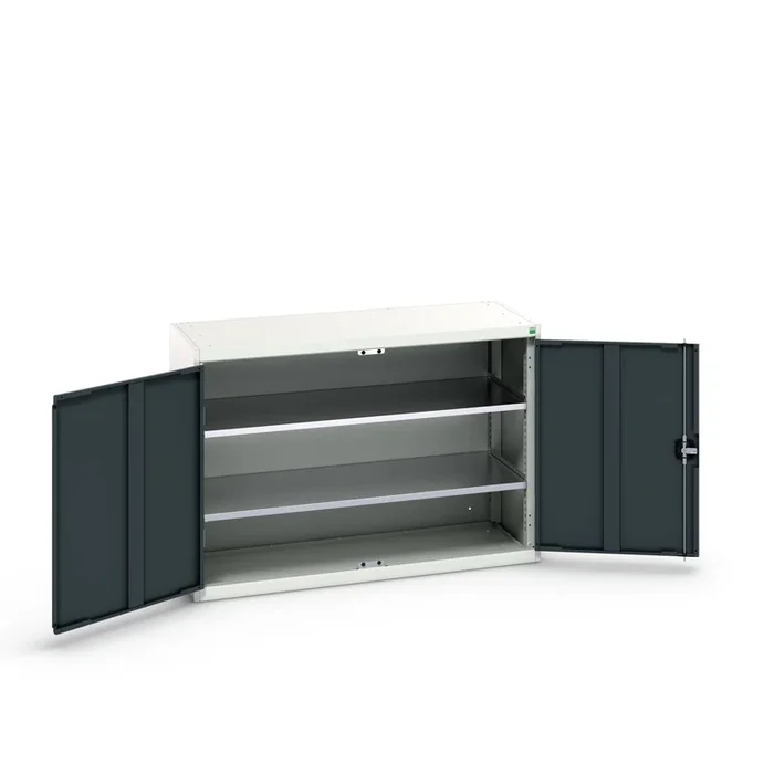 Armoire Bott 2 portes en Tôle d’acier, 1300 x 550 x 900mm