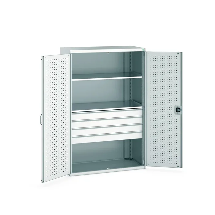 Armoire Bott 2 portes en Tôle d’acier à poser au sol, 1300 X 650 X 2000mm