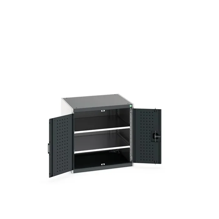 Armoire Bott 2 portes en Tôle d’acier à poser au sol, 800 X 750 X 800mm