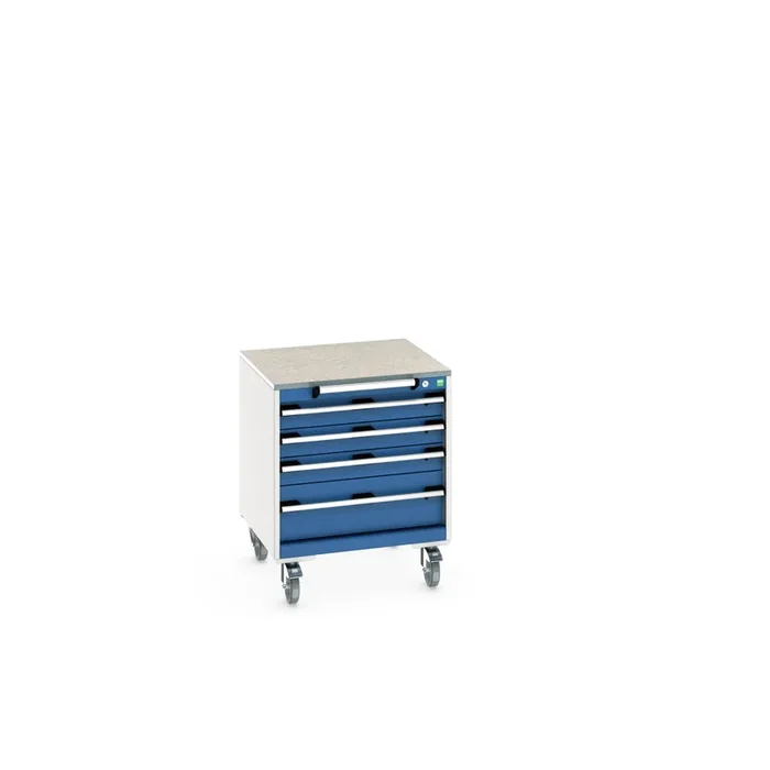 Armoire de stockage Bott en Tôle d’acier à poser au sol, 650 X 650 X 790mm