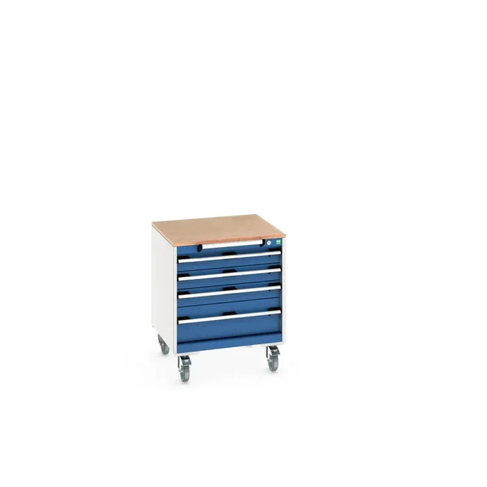 Armoire de stockage Bott en Tôle d’acier à poser au sol, 650 X 650 X 790mm