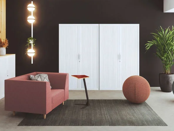 Armoire haute à rideaux Cortina H198 L100/120 – Harmony