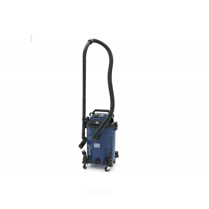 Aspirateur de chantier HBM eau/poussière PP 1200W 25L