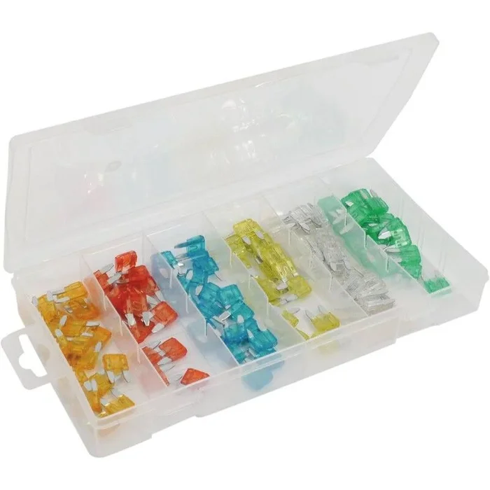 Assortiment de 120 mini fusibles enfichables SODELEC – 14100