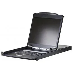 Aten commutateur kvm vga lcd à un seul rail ps/2-usb 16 ports