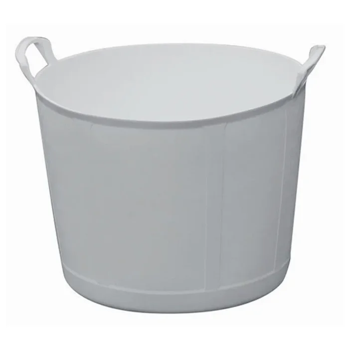 AUGE PLASTIQUE CAPAZO 42 LITRES BLANCHE RENFORCEE TALIAPLAST – 310211
