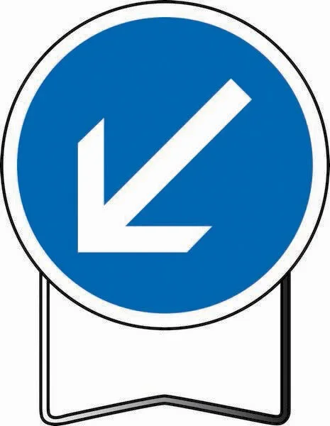 B21a2 850 C2 PASSAGE OBLIGATOIRE A GAUCHE TALIAPLAST – 524117