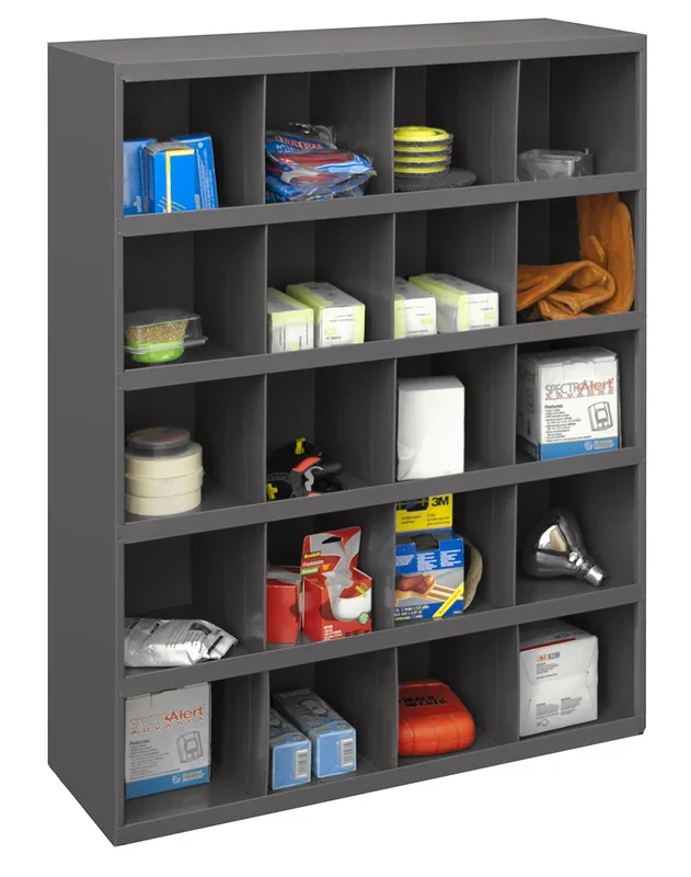 Bac de rangement RS PRO Gris en Acier, 1067mm x 857mm x 305mm