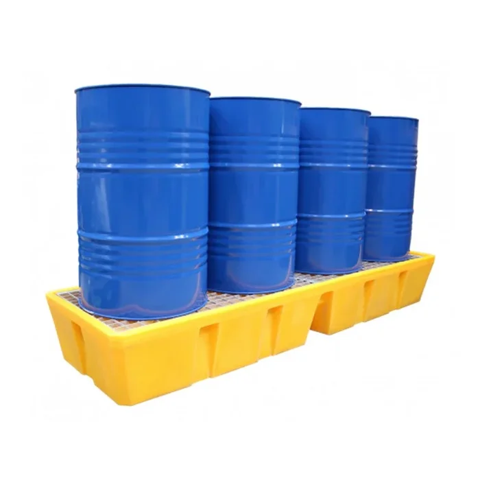 Bac de retention 4 fûts longitudinal 450 litres