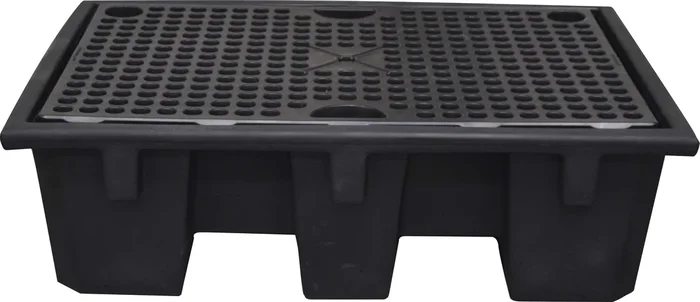 Bac de retention polyethtlene 240l 130x90x39cm avec caillebottis polyethylene DRAKKAR EQUIPEMENT – 08240