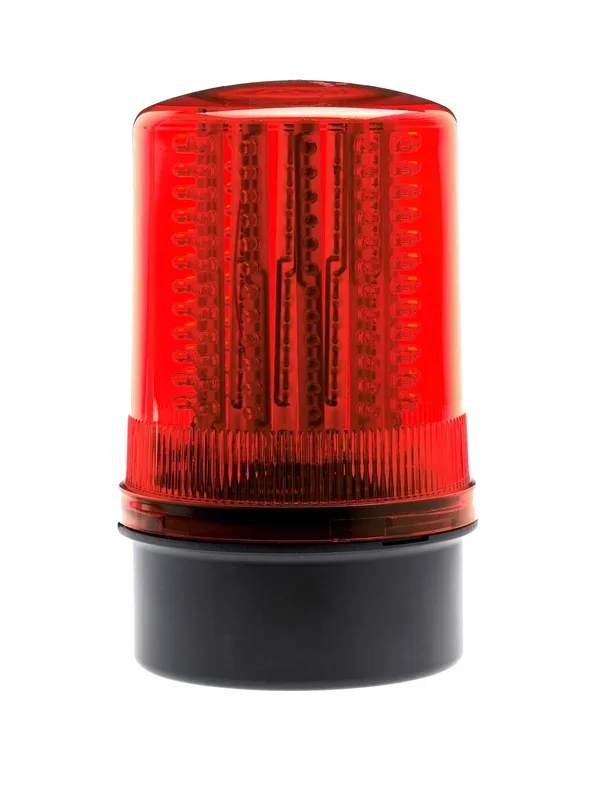 Balise clignotante à LED Rouge Moflash série LED201, 24 V c.c.