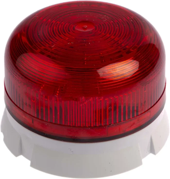 Balise clignotante au Xénon Rouge Klaxon série Flashguard QBS, 12 V c.c. ; 24 V c.c.
