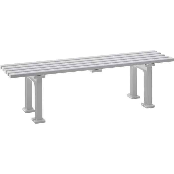 Banc sans dossier