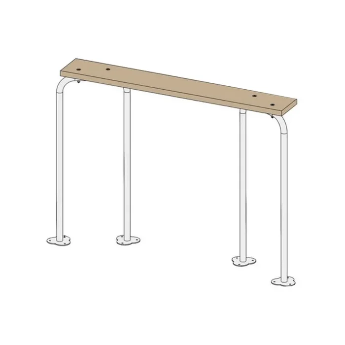 Banc sur pied à fixer au sol – MOTTEZ – B829C