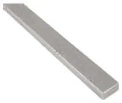 Barre plate Acier inoxydable, l. 25mm H. 6mm, L 2m