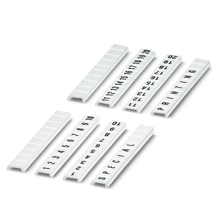 Barrette de marquage Zack Phoenix Contact série 5, LGS:FORTL.ZAHLEN 1-10, ZBF 3 à utiliser avec Largeur de bloc de