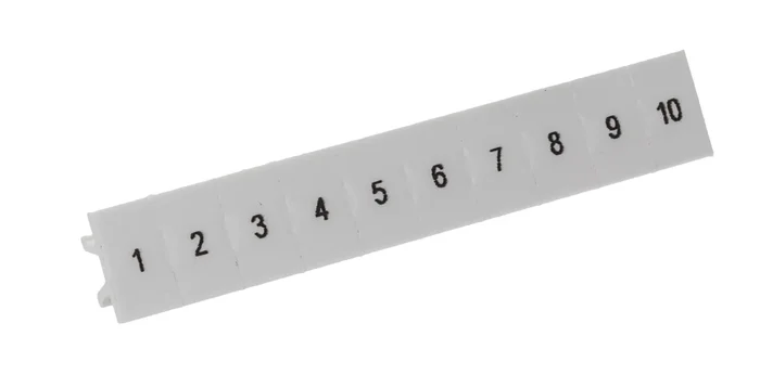 Barrette de marquage Zack Phoenix Contact série LGS:FORTL.ZAHLEN 1-10, ZB 6 à utiliser avec Largeur de bloc de jonction