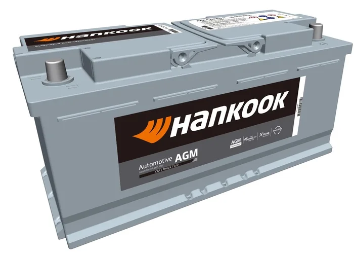 BATTERIE 12V 105Ah 950A 393X174X190 – HANKOOK – AGM 60520