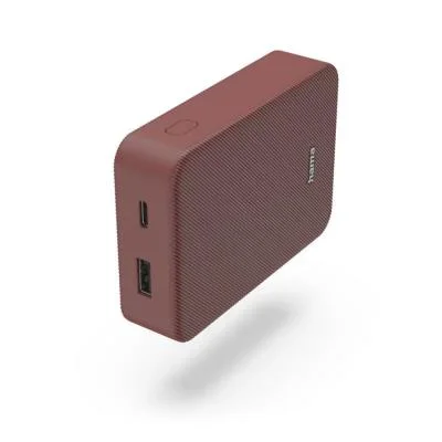 Batterie de secours externe (power bank) – Hama 00201714 banque d&rsquo;alimentation électrique lithium polymère (lipo) 10000 mah rouge